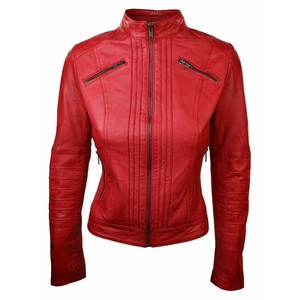 Chaqueta de Motociclista de Cuero Genuino Transpirable Personalizada para Hombre, Estilo Vaquero, de Alta Calidad, Corte Ajustado - Product Image 1
