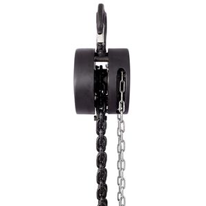 Paranco a catena manuale da 10 piedi con 2 ganci pesanti 11000 libbre 5T di capacità in acciaio nero-paranco resistente - Product Image 4
