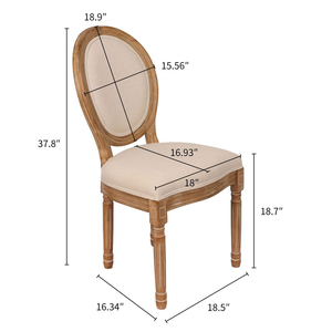 Hot Sell Modern French Vintage Stackable <strong>Louis</strong> Style Solid Wood Durable Stable <strong>Chair</strong> for Outdoor Cafe Banquet Hotel Dining - Product Image 3