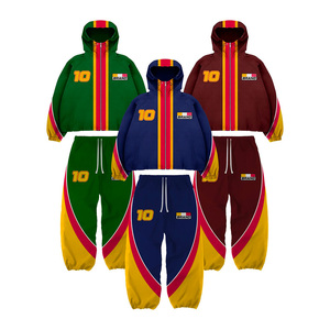 OEM Men's Windbreaker Tracksuit <b>Set</b> Hooded Jacket Jogger Pants Custom Logo Sportswear Breathable <b>Sets</b> - Product Image 1