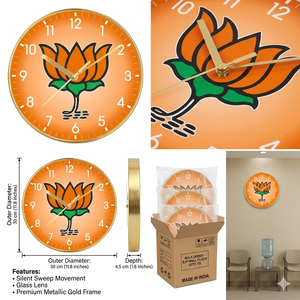 Reloj de Pared Promocional Personalizado con Impresión Digital, Regalo Político para el Año Nuevo de la India y Navidad - Product Image 2