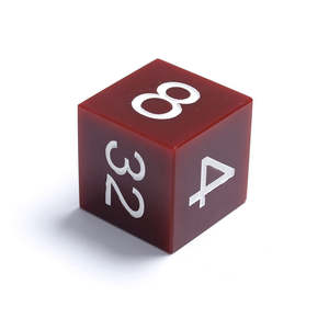 Cube à coins carrés de taille personnalisée, finition lisse, pour backgammon, ludo, dés AL MALIK CRAFT - Product Image 1