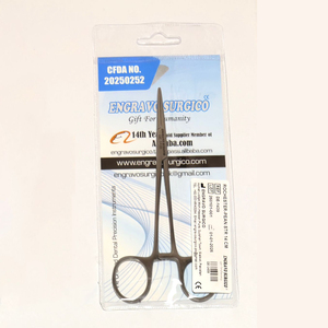 Pinza de sujeción profesional CrileWood con junta de caja, pinzas rectas de acero inoxidable Rochester-pean Str - Product Image 4