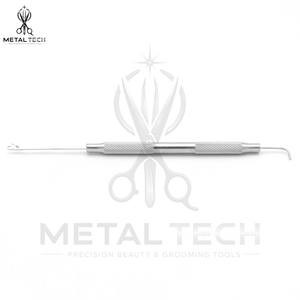 Wholesale Price Silver <b>Case</b> Hair Extension Micro Ring Loop Threader Dual Head Latch Hook <b>Needle</b> Set Professional Salon Tool Kit - Product Image 5
