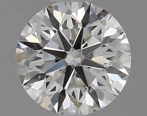 คุณภาพสูงธรรมชาติ GIA Certified 0.50 กะรัตสีขาว H สี VVS1 ความชัดเจนรอบ Brilliant Cut ธรรมชาติหลวมเพชร Solitaire - Product Image 3