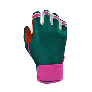 Leather Batting Gloves Breathable <b>Hook</b> And Loop Closure Unisex Adult Training Baseball Bating Gloves For Training - Product Image 5