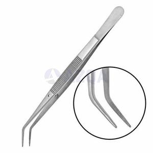 Pinzas Dentales de Acero Inoxidable, Pinzas Quirúrgicas con Punta Serrada, Pinzas Manuales para Aplicación de Algodón, Pinzas Meriam - Product Image 3