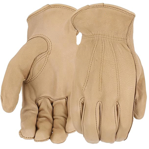 Sunny <b>Gloves</b> General Purpose Leather Anti-Slip Work <b>Gloves</b> Lightweight Heavy-Duty Tear-Resistant 8 oz 26cm Latex-Free - Product Image 4