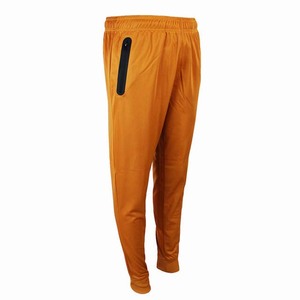 Survêtement orange pour homme, fermeture éclair intégrale, col montant, coupe décontractée, polyester, vêtement d'automne avec poches latérales - Product Image 6