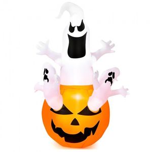 Decorazione Gonfiabile di Halloween a Forma di Zucca di 1,8 Metri con Luci LED Integrate - Product Image 3