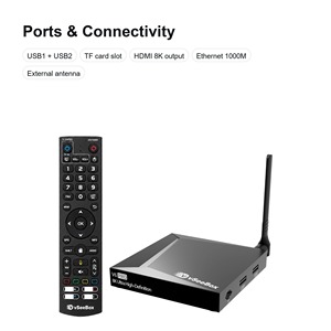 Vseebox V6 Pro Officiel et Autorisé, Android 14, Résolution 8K, Boîtier TV Allwinner H618 Dual Core, Expédition Rapide, Prise en Charge du Commerce - Product Image 3