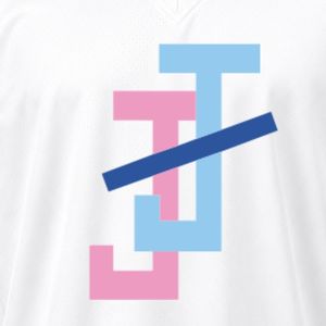เสื้อกีฬาปักลายวีเนคสีขาว แขนสั้น ลายทางสีชมพู เสื้อทีมกีฬาน้ำหนักเบา ชุดยูนิฟอร์มกีฬา - Product Image 5