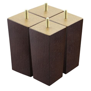 OEM Luxury Solid Wood Square <b>Sofa</b> Legs Heavy Duty Furniture Legs Custom Wooden Legs for <b>Sofa</b> Cabinet <b>Bed</b> Modern Premium Style - Product Image 2