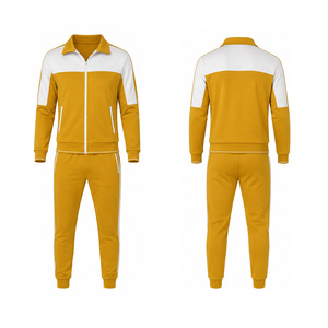 Custom Men Gym Tracksuits Fleece Athletic Sport Set Zip Jacket Jogger <b>Pants</b> Wholesale OEM Sports Clothing Supplier OEM Wholesale - Product Image 6