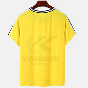 T-shirt pour homme à prix raisonnable, nouveau design, polyester/coton, respirant, écologique, haute qualité, séchage rapide, décontracté, OEM, coupe ample - Product Image 2