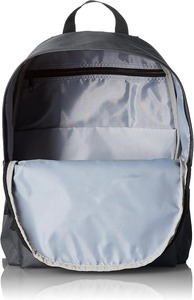 Basics Classic School <b>Backpack</b> with Multiple Compartments, Sturdy Construction, Adjustable <b>Straps</b> - Grey - Product Image 2