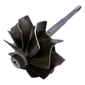 Rueda y Eje de Turbina para Turbocompresor TD06SL2, 54/61.5mm, 9 Aspas, Rodamiento de Bolas GMN, para Reparación o Reemplazo - Product Image 6