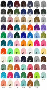 Vente en gros de bonnets d'hiver personnalisés avec logo, pour hommes, femmes, bébés, enfants, tout-petits, chapeaux en tricot brodés, Y2K USA - Product Image 5