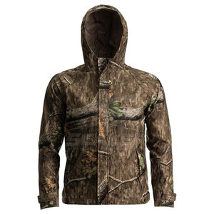 Veste de chasse softshell pour homme avec capuche, tissu respirant, plusieurs poches et poignets ajustables pour les activités de plein air - Product Image 4