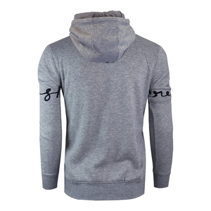 เสื้อสเวตเชิ้ตมีฮู้ดสีเทาสำหรับผู้ชายพิมพ์ลายการ์ตูนหมีสีแดงทรงปกติสวมใส่สบายๆในฤดูใบไม้ร่วง - Product Image 2