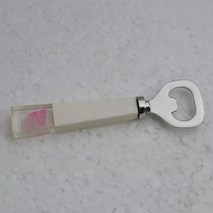 เครื่องมือที่ดีที่สุดที่บ้านร้านอาหารบาร์โรงแรมที่เปิดขวดโลหะเงินแฮนด์เมดที่จับเรซินสีดำ - Product Image 5