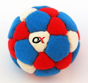Oxva Industries Wholesale Custom PU Mini Foot Bag Unisex Soft Toy Ball <b>Sack</b> Cheap Mini Foot Bag - Product Image 3