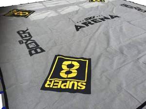 Tapis de sol en toile de coton pour ring de boxe et MMA, plateforme d'entraînement et de combat, avec logo personnalisé, pour installations sportives, Pro Fit Wear - Product Image 4