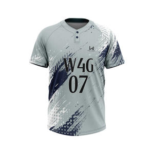 Maillots de baseball personnalisés pour hommes – Tenues brodées sur mesure avec logos, respirants, haute qualité, 100 % polyester, fabrication OEM - Product Image 4