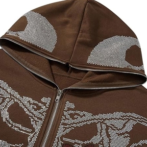 Sweat à capuche pour homme OEM, vêtements de sport personnalisés, sweat-shirt en polaire, entraînement en salle de sport, sweat à capuche décontracté d'hiver - Product Image 4