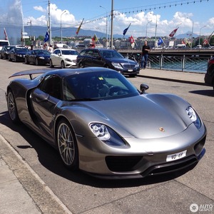 Supercar hybride de luxe Porsche 918 Spyder, voiture de sport haute performance, qualité de construction premium, plastique OEM, prête pour le marché mondial - Product Image 6
