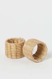 Eco-Friendly Handmade Napkin Rings, Seagrass Set of 4, VietaRattan <b>table</b> decorative napkin ring <b>table</b> decor for <b>table</b> set of 4na - Product Image 4
