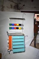 Chariot utilitaire médical en acier inoxydable, chariot de service médical, chariot utilitaire multifonctionnel pour hôpital, équipement médical