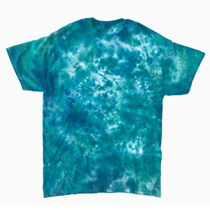 T-shirt Tie-Dye Spirale en Gros 100% Coton Oversize Streetwear Unisexe Logo Personnalisé T-shirt Décontracté d'Été - Product Image 3