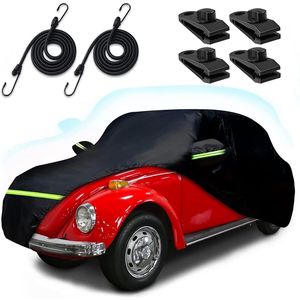 Telo Copriauto Impermeabile e Antivento 210T su Misura per Tutte le Stagioni, per Maggiolino Sedan 2 Porte Anni 1960-1980 - Product Image 2