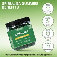 Gommes à mâcher à la spiruline verte naturelle sans sucre Kangherb pour soutenir le système immunitaire