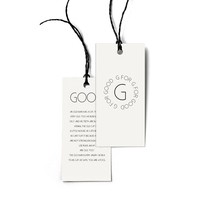 Étiquette et marque personnalisées en papier pour vêtements, étiquette de luxe pour cheveux
