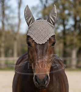 Protector de Orejas para Caballo, Velo Antimoscas de Ganchillo, Red de Orejas para Montar a Caballo, Gorro Insonorizado para Caballo, Accesorio de Ropa Ecuestre - Product Image 2