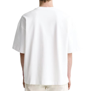 เสื้อยืดคอกลมโอเวอร์ไซส์ผ้าคอตตอนเนื้อหนา 240gsm คุณภาพสูง พิมพ์ลายได้ตามสั่ง แบบยูนิเซ็กส์ ดีไซน์เรียบง่าย สไตล์ลำลอง - Product Image 3