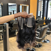 Renda Frontal penutupan dengan harga murah atas 12A rambut mentah India 13x6 13x4 4x4 5x5 6x6 Swiss transparan HD renda Frontal dan penutupan