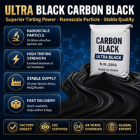 Poudre de carbone noir ultra intense Delun, matière première industrielle pour le caoutchouc et le plastique, origine Guangdong, colorant/pigment auxiliaire