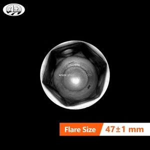 38มิลลิเมตร Lug อ่อนนุชฝาครอบสแตนเลสล้อสำหรับรถบรรทุกล้ออเมริกันรถบรรทุกและรถบัส - Product Image 5