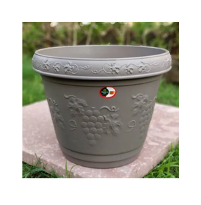 Pot à fleurs V Blossom de 12 pouces, écologique, léger, durable, pour l'intérieur et l'extérieur, jardin, maison, décoration, conteneur pour plantes, élégant - Product Image 3