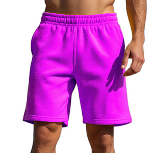 Pantalones Cortos Deportivos para Hombre al por Mayor con Logotipo Personalizado, Transpirables, de Algodón y Felpa, para Gimnasio, Verano, Casuales - Product Image 1