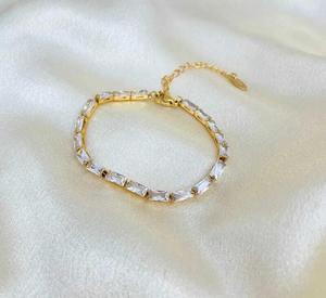 Top Quality Diamond Tennis <b>Bracelet</b> <b>for</b> <b>Women</b> Wholesale Fine Jewelry Elegant Sparkling Diamond <b>Bracelet</b> <b>for</b> Wedding Party - Product Image 1