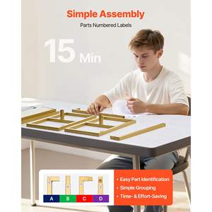 8 X 8 ft Stable Structure Gold Metal <b>Arch</b> Backdrop Stand Easy Assembly for <b>Wedding</b> Holiday Celebrations Ceremony Decorations - Product Image 5