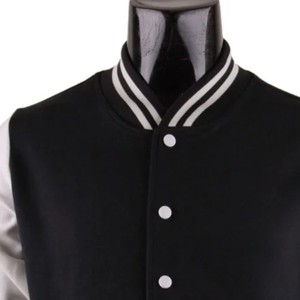 Blouson universitaire unisexe en laine anti-rides, qualité supérieure, style décontracté, dernier design, vente chaude, patchwork sur mesure, col montant - Product Image 4