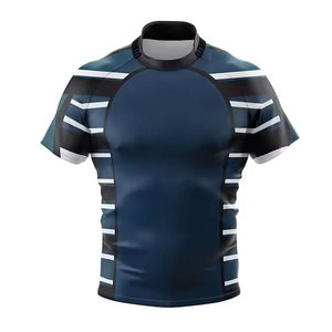 เสื้อรักบี้แบบซับลิเมชั่นขายส่ง ราคาไม่แพง เสื้อรักบี้พิมพ์ลายซับลิเมชั่นแบบกำหนดเอง เสื้อยืดทีมชาย ทนทาน น้ำหนักเบา - Product Image 5