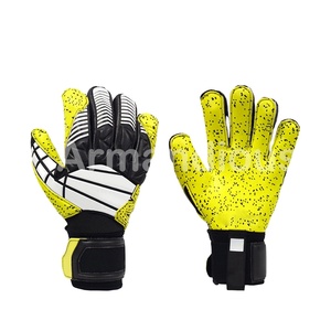 2024 Goalkeeper Gloves Wholesale Hot Sale Genuine Professional Latex Soccer Goalkeeper Gloves - Product Image 1