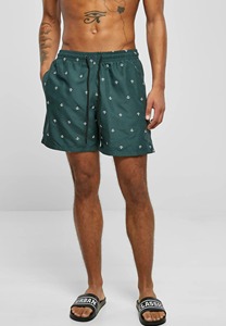 Unisex Anchor Print Drawstring Quick Dry Breathable Eco-Friendly Four-Way <b>Stretch</b> Anti-Bacterial Beach <b>Shorts</b> Mid Waist Trunks - Product Image 5