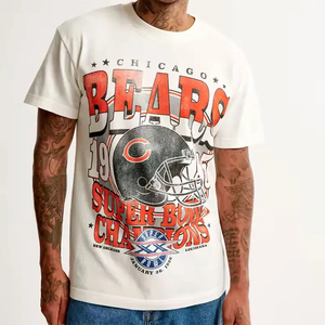 Camiseta Gráfica Vintage para Hombre, Estilo Urbano, Oversize, de Algodón, Hip Hop, Casual, con Estampado - Product Image 6